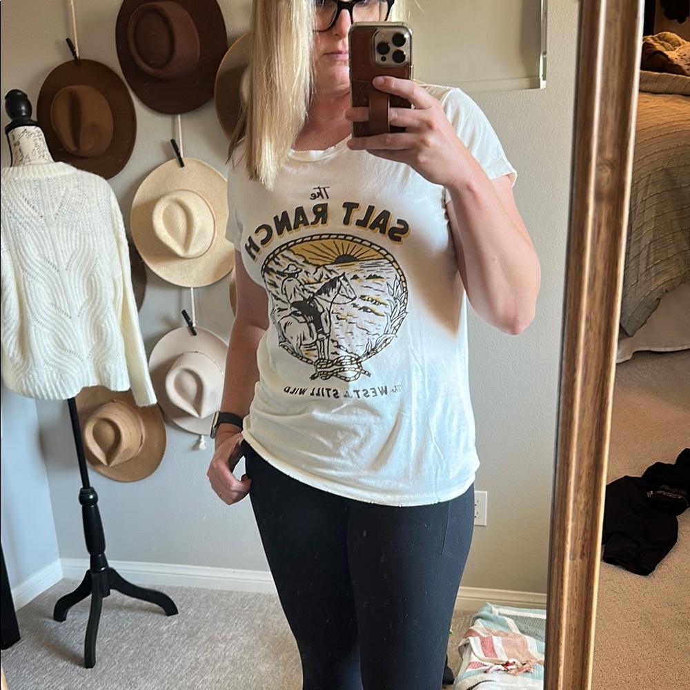 White Graphic Short Sleeve Relaxed Tee